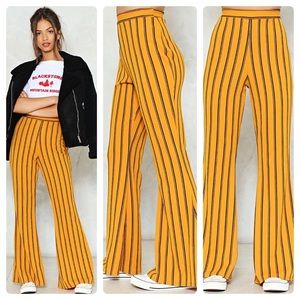 Nasty Gal Reverting to Stripe Flare Pants